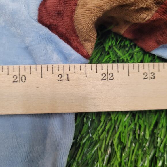 Vintage 70s Velour Chest Stripe Pullover Sweater Womens L/XL USA - Picture 7 of 11